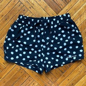 Outdoor Voices polka dot running shorts